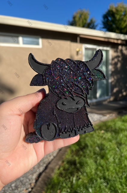 Blackout Highland Cow