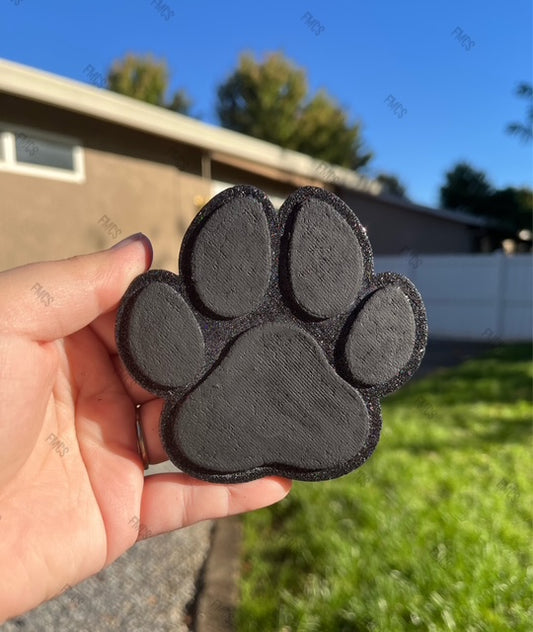 Blackout Paw Print