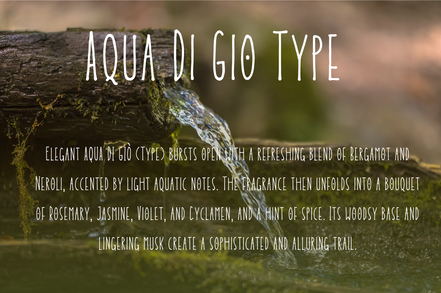 AQUA DI GIÒ Type 1 Pound